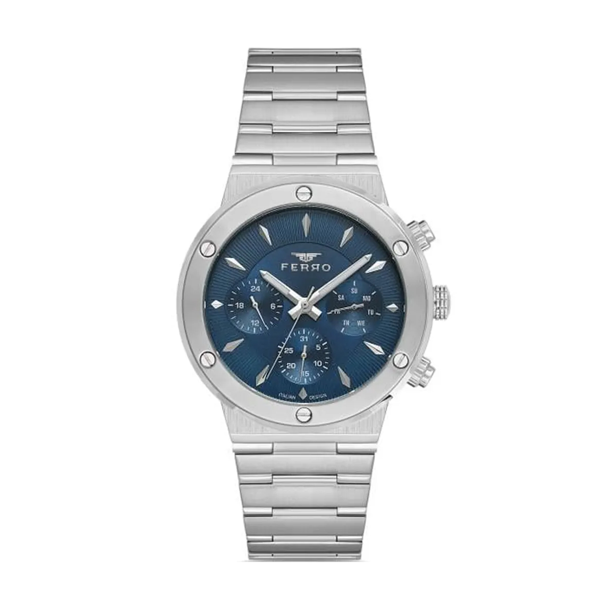 MONTRE FERRO HOMME M.FONCTION ACIER